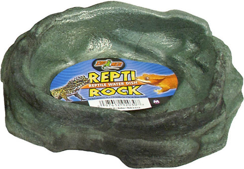 ZOO MED Repti Rock Water Dish Medium - Poudre Pet and Feed Supply